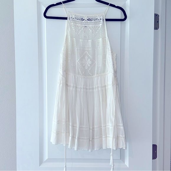 Free People Embroidered Bohemian Mini Dress - Picture 2 of 4